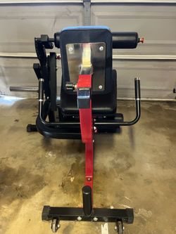 Leg curl quad/hamstring machine