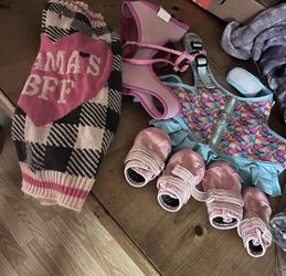 dog clothes and shoes
