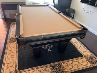 Pool table 8ft- Brunswick- New Felt Any Color- Free Delivery