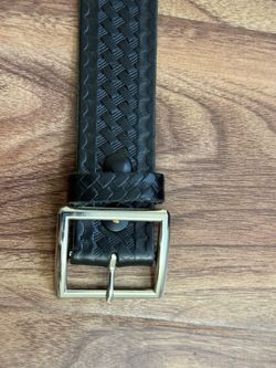 Genuine Leather Belt Size 48 – Made in USA – Like New