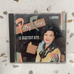 Patsy Cline 12 Greatest Hits CD Album MCA Records 80s Vintage 1988