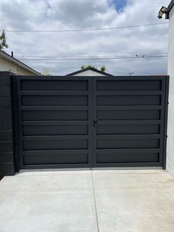 Wrought iron gates