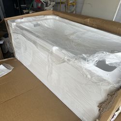 Brand new inbox excellent bathtub Wyndham collection 60 x 30 left-hand drain