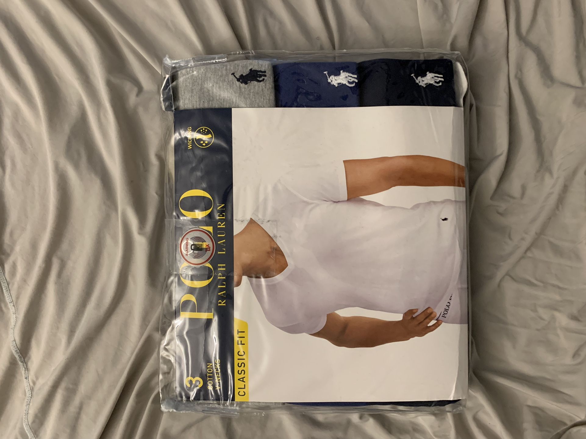 Polo T Shirt 3 Pack V-neck