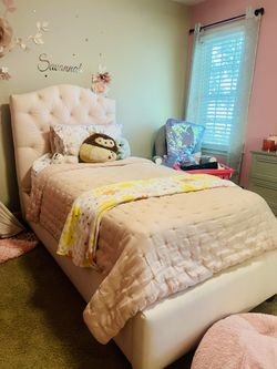 Kids Pottery Barn Bed + Mattress