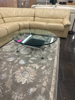 Round Glass Coffee Table