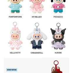 The Monsters Hello Kitty Series