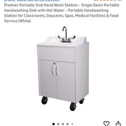 waterworks concession portable sink 