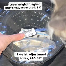 Lever Weightlifting Belt *NEW*