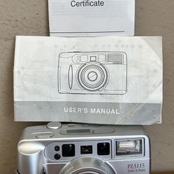 Vivitar PZ 3115 Date-A-Print 35mm Point & Shoot Film AF Compact Camera