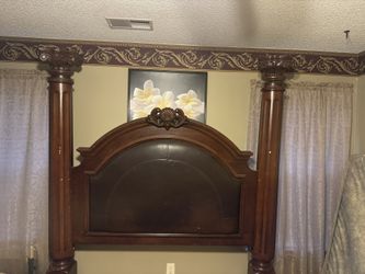 Leather Queen Bed Set