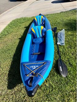 Quest Patoka 12’8” Inflatable 2-Person Kayak – Complete Set