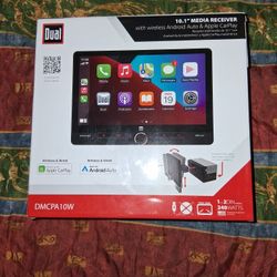 BRAND NEW DUAL 10.1 INCH TESLA SCREEN CAR STEREO