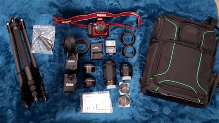 Nikon D3400 and accessories