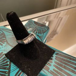 From Tibet Prayer Ring Silver