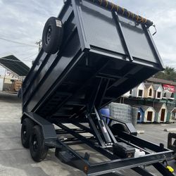 Scissor Lift Dump Trailer 