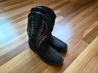 Black Western Cowboy Boots men 9.5