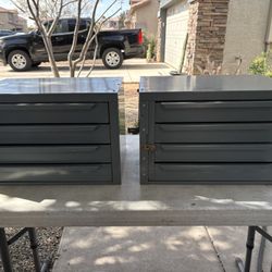 Adrián Steel 2 Drawers 