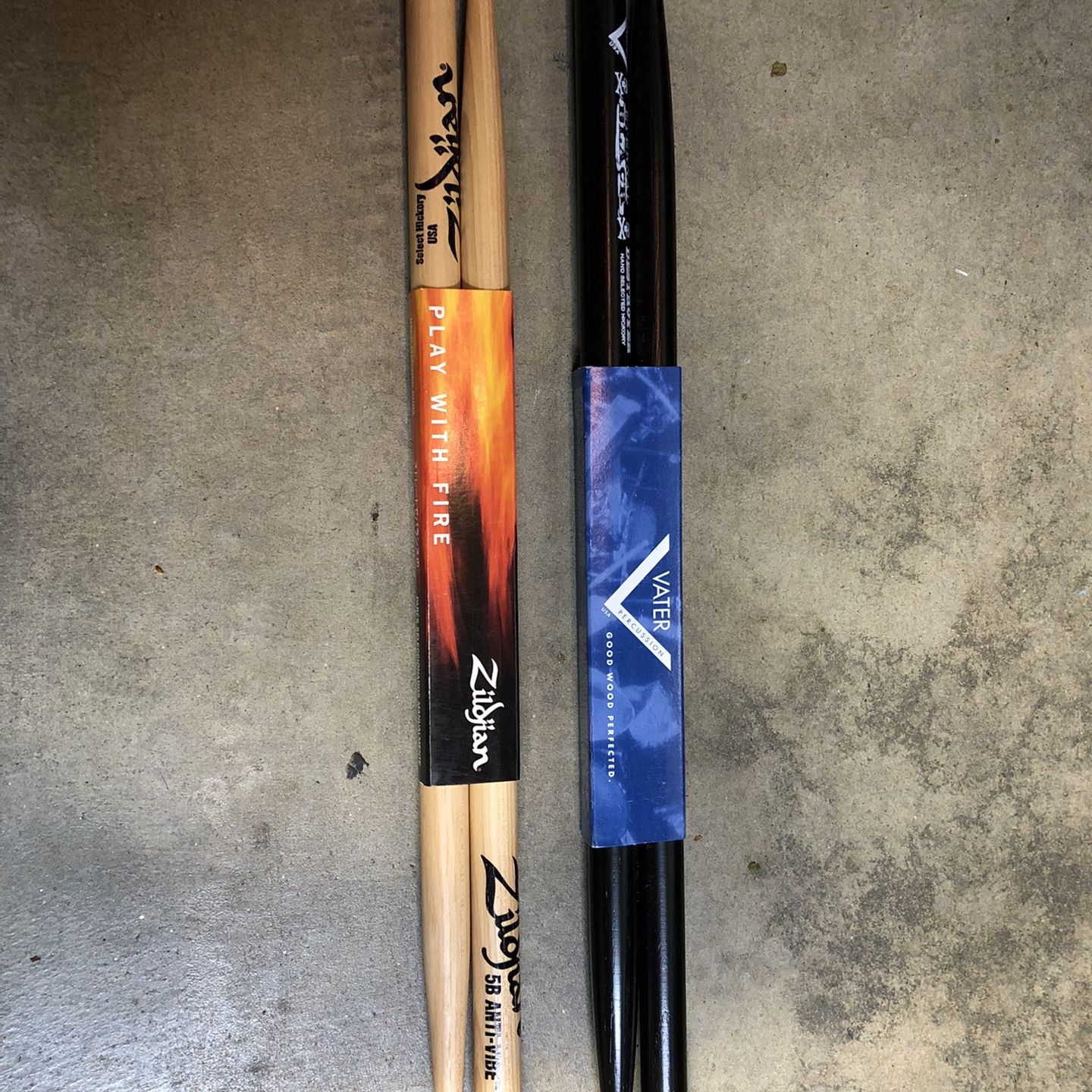 Brand New Drumsticks (Zildjian & Vater)
