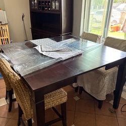 Dark Brown Dinning Table