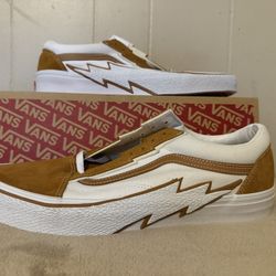Vans Old School Bolt Cathay Spice Brown/White Men's Size 13 