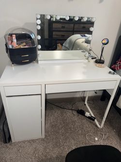 White desk