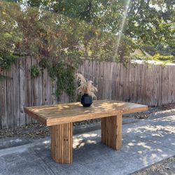 Custom Built Dining Table Solid wood Farmhouse Set Modern Rustic Bench Country Oval Round Counter Breakfast Height  Farm House 