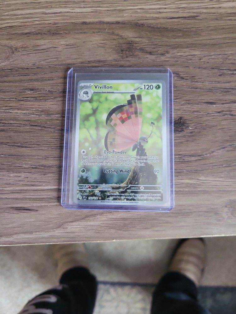 Pokemon Vivillon Art Rare Surging Sparks