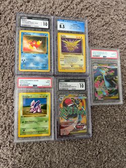 5 pokemon slabs for sale