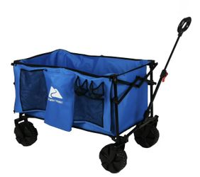 Ozark Trail All-Terrain Big Bucket Cart Wagon, Blue