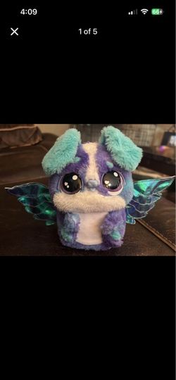 Hatchimals Pixies Purple Teal Plush Toy