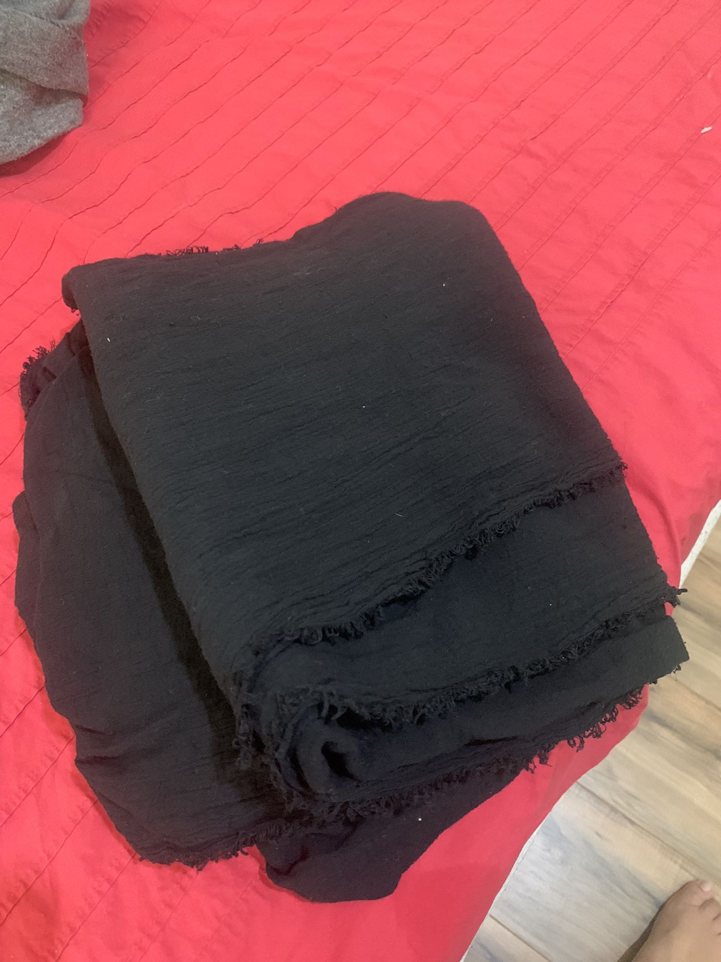 Black Shawl For Costuming