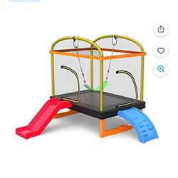 Brand New Toddler Trampoline, Swing, And Slide