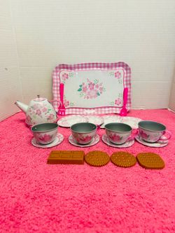 Girls Play Tea Set