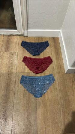 Nautica Floral Lace Bikini Panties Underwear Lot - 3 Pack