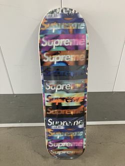 SUPREME DISTORTED SKATEBOARD