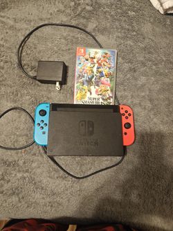 Nintendo switch with game