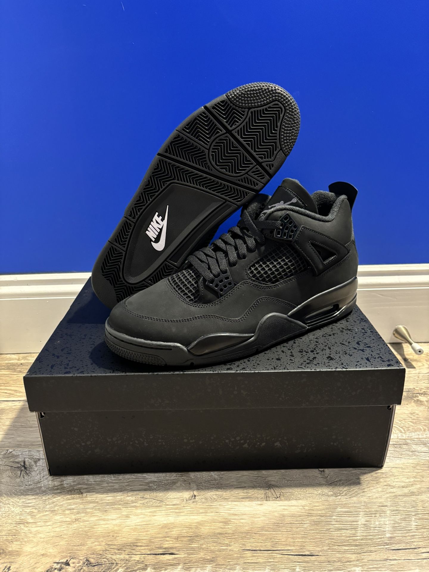 Jordan 4 “Black Cat” (2025) Size 12M