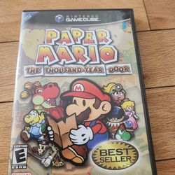 Paper Mario Thousand Year Door GameCube 