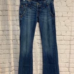 Women’s size 25/0R Lucky Brand low-rise  flare jeans