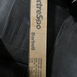 47" EZ Curl Bar, for Hip Thrusts/Squats/Lunges