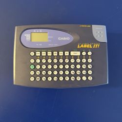 Casio Label It! Label Maker And Printer