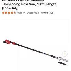 🔥 FOR SALE – Milwaukee M18 FUEL Pole Saw (Tool Only) 🔥