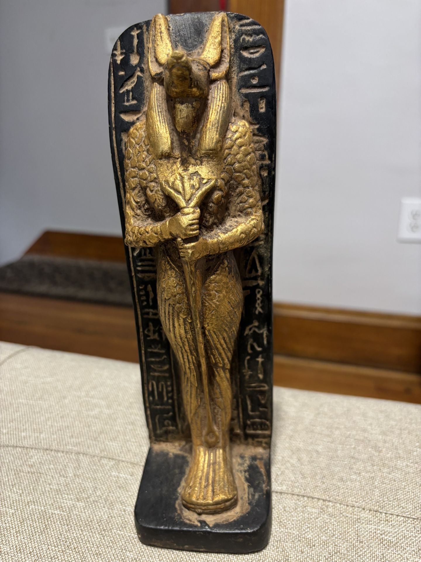 Egyptian-Style Decorative Statue – 10 Inches Tall
