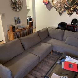 Gray Sectional Couch