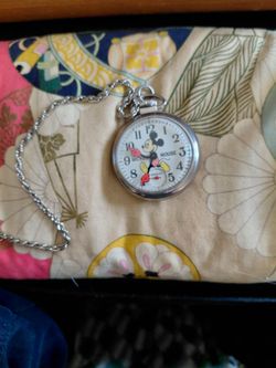 Mickey  Mouse Pocket Watch