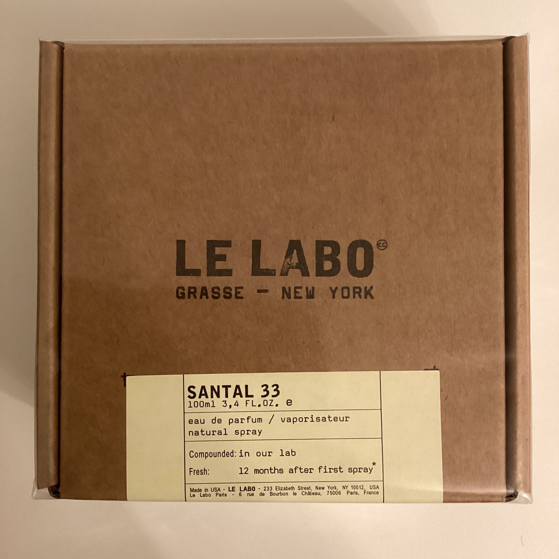Le Labo Santal 33 Perfume