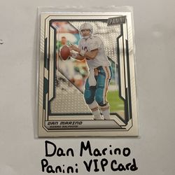 Dan Marino Miami Dolphins Hall of Fame QB The National VIP Gold Pack Card. 
