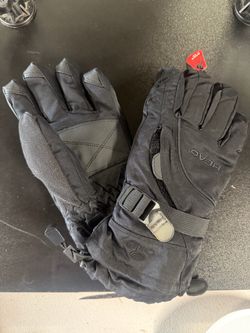 HEAD Black Winter Ski Gloves-Youth