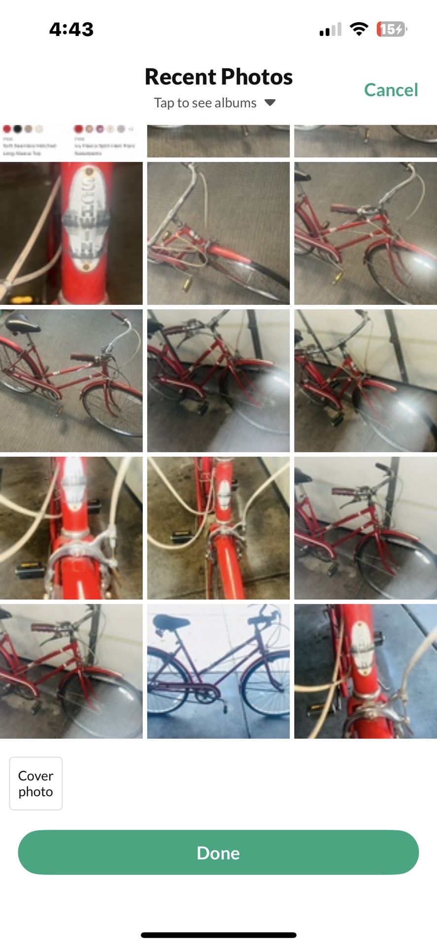 Vintage Bike .. Schwinn All Original 1950s Bicycle 